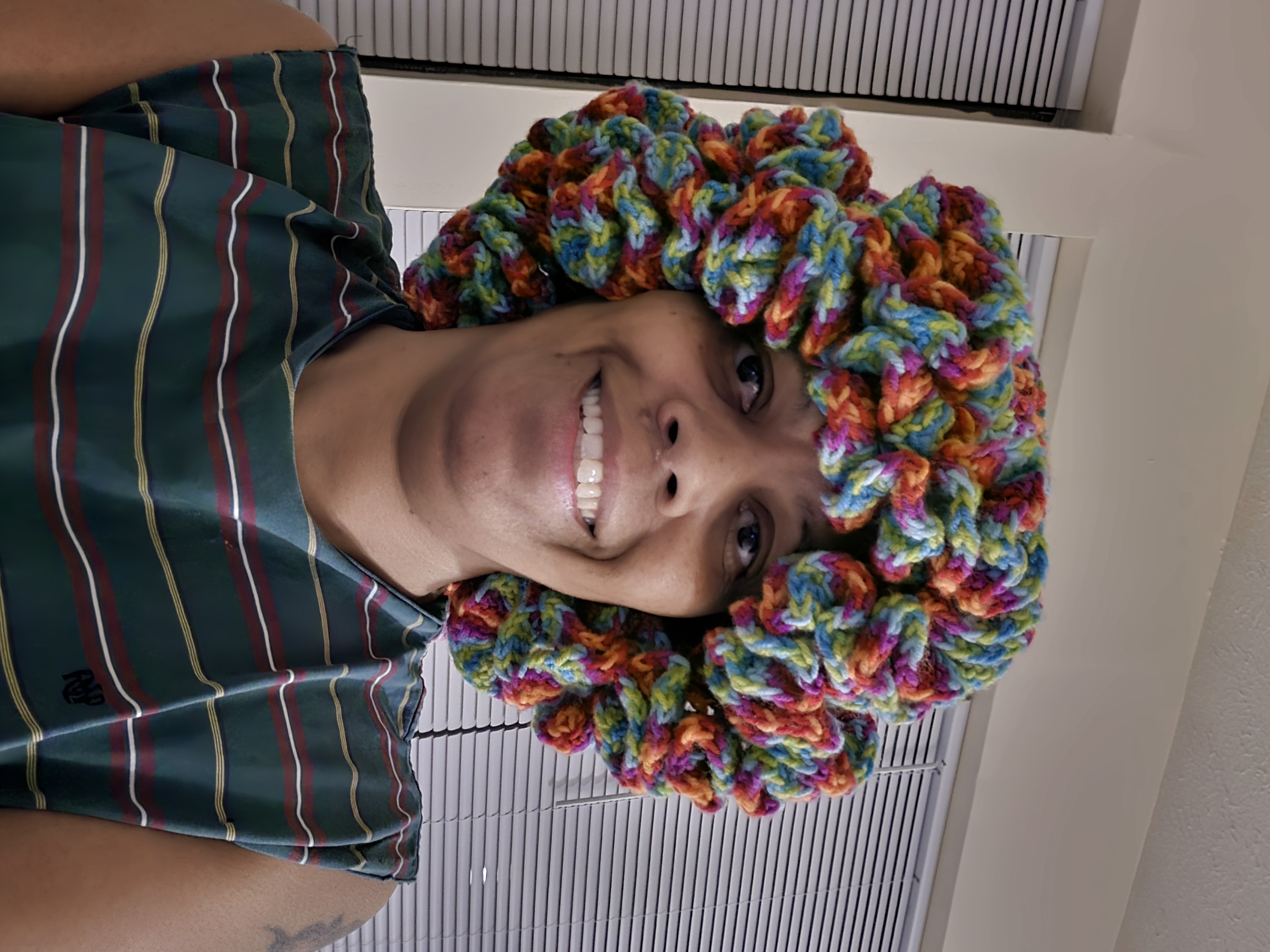 JC Eldridge, founder of Ginger's Crochet