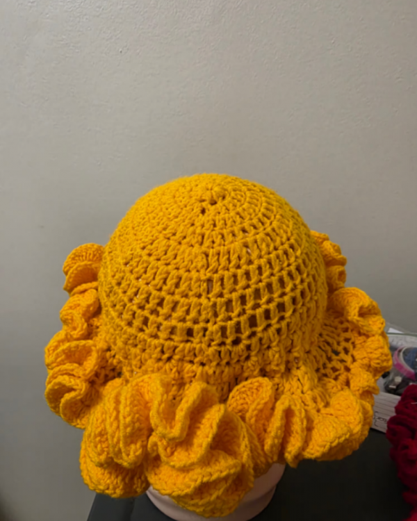 The Caribbean Sun Ruffled Hat